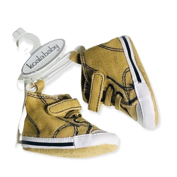 NWT KOALA BABY Textile Material Baby Boy Shoes Size 1 Kids Sneakers Boots - Picture 2 of 6